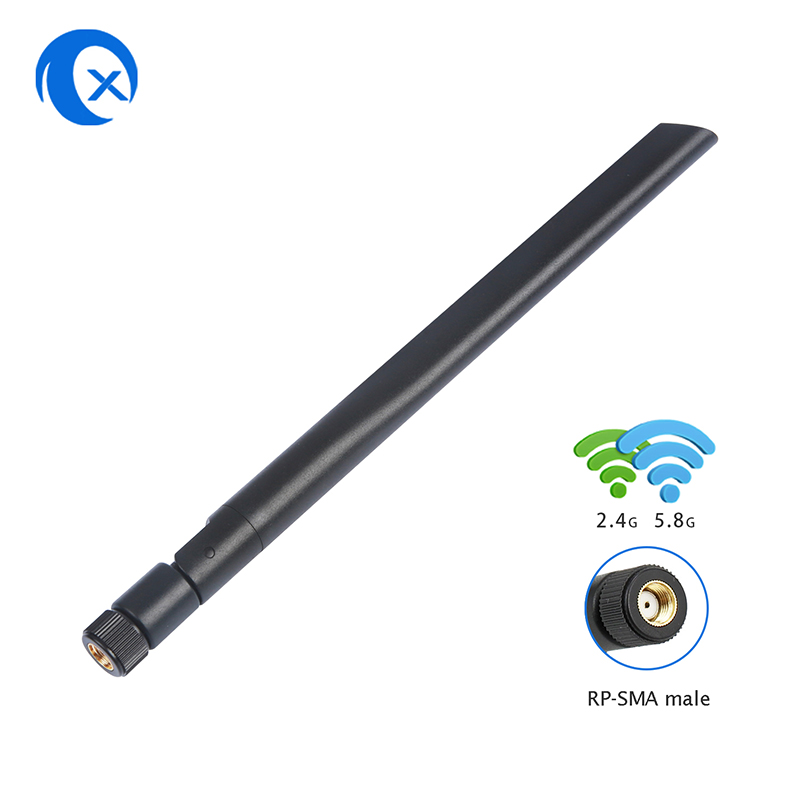 TX Electronics TX-AP089 Dual-Band WiFi Antenna | 2.4G 5.8G High Gain Wireless Antenna | RP-SMA Male Foldable External Antenna