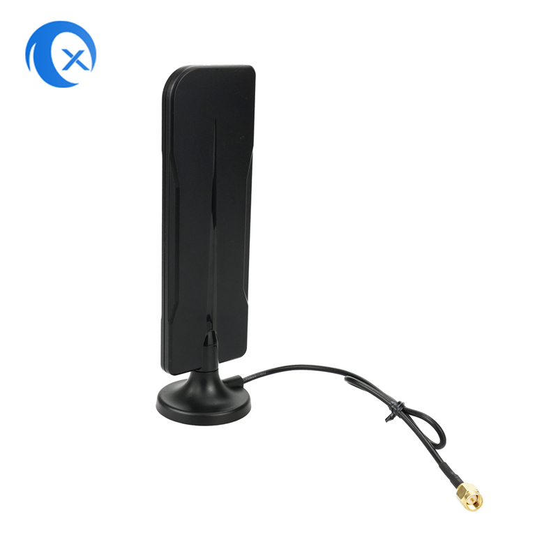 TX Electronics TX-AB030 5G Full-Band Suction Antenna | 600-6000MHz Ultra-Wideband | Magnetic Base Industrial External Antenna