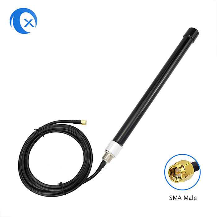 TX Electronics TX-HG052 4G Full-Band Fiberglass Antenna | 824-2700MHz High Gain Outdoor Antenna | LMR195 Low Loss Cable SMA Male