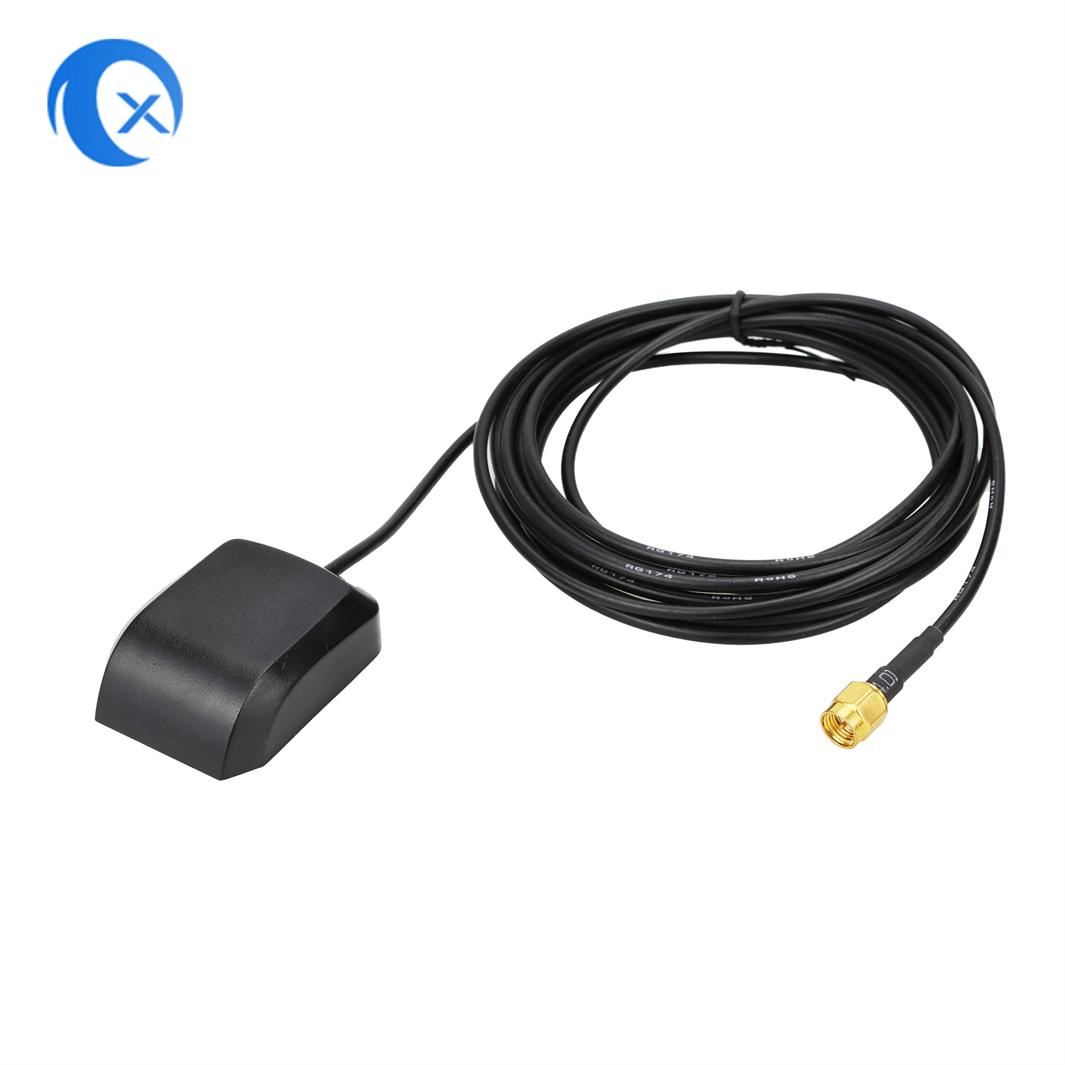 TX Electronics TX-AG002 GNSS Active Antenna | 1575.42MHz 28dBi | Omnidirectional Magnetic Mount GPS External Antenna